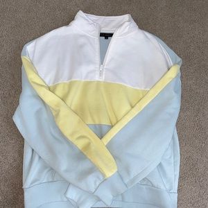 LA hearts quarter zip
